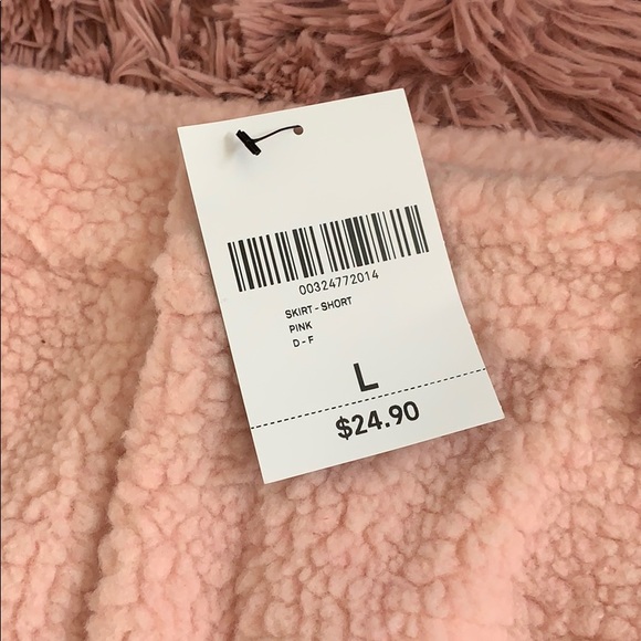 Forever 21 Pink Faux Sherling Mini Skirt - Picture 3 of 5